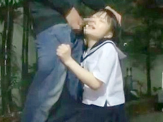 Wet and Horny Schoolgirl Gets Nailed on a Rainy Day in Tokyo XXX Porn